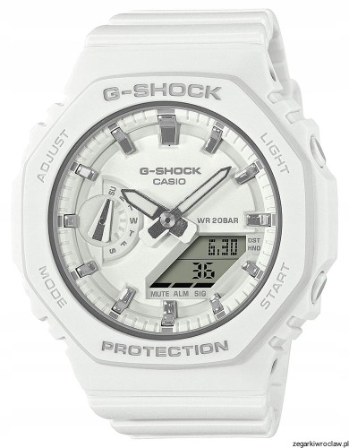 DAMSKI CASIO G-Shock BIAŁY GMA-S2100 +GRAWER