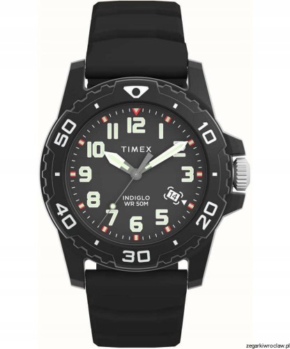 Zegarek męski Timex Diver Style Black TW5M61200 +GRAWER
