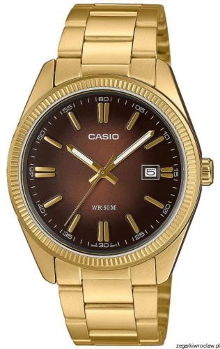 Klasyczny zegarek męski Casio MTP-1302PGC 5AVEF +GRAWER