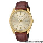 Klasyczny zegarek męski na pasku Casio MTP-1302PGL +GRAWER