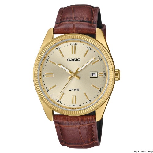 Klasyczny zegarek męski na pasku Casio MTP-1302PGL +GRAWER