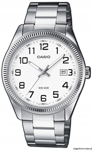 Klasyczny zegarek męski na bransolecie Casio MTP-1302PD +GRAWER