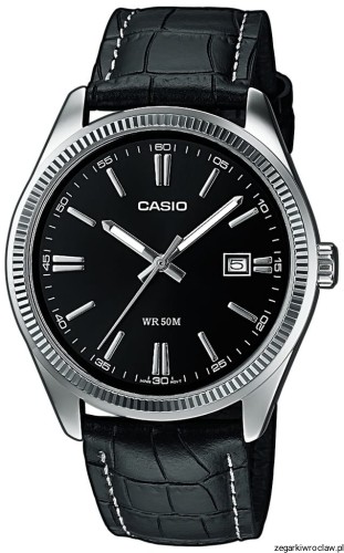 Klasyczny zegarek męski na pasku Casio MTP-1302PL +GRAWER