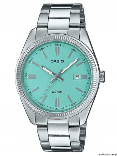 Klasyczny zegarek męski na bransolecie Casio MTP-1302PD 2A2V +GRAWER