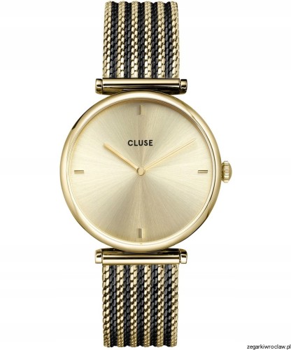 Zegarek damski Cluse Triomphe Mesh Gold CW10401 +GRAWER