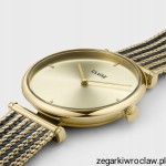 Zegarek damski Cluse Triomphe Mesh Gold CW10401 +GRAWER